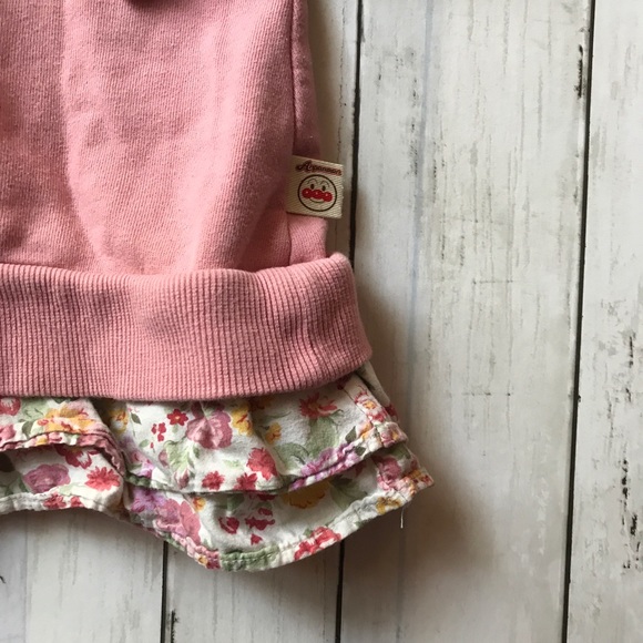 Appaman Girls Pink Hooded Sweatshirt w/ Ruffles - Picture 4 of 11